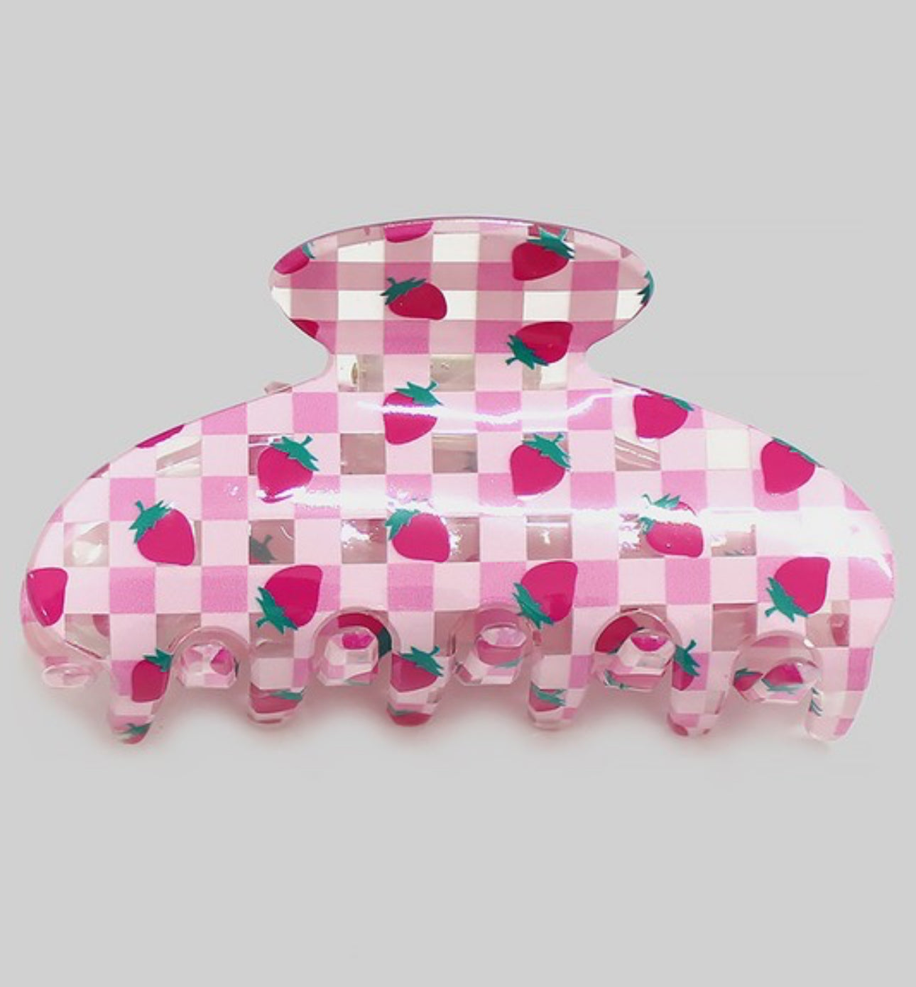Strawberry Picnic Hair Claw Clip