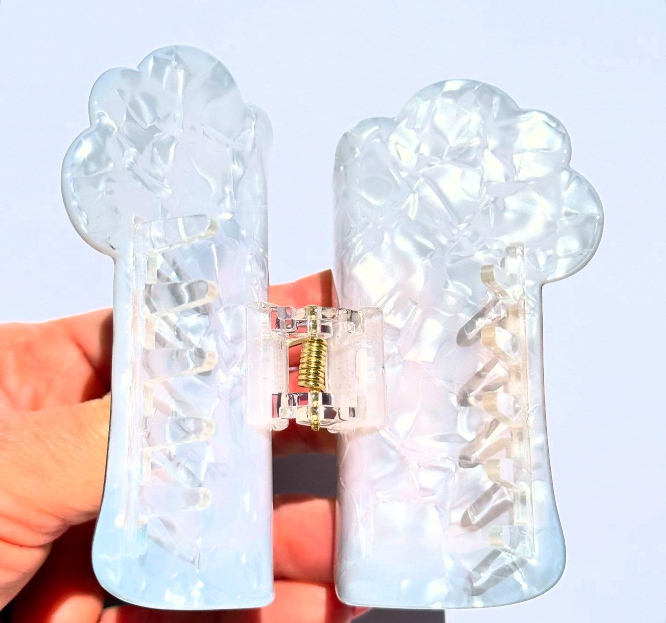 Acrylic Beer Mug Hair Claw Clip