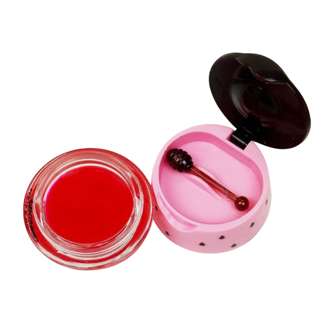 Strawberry Lip Gloss Mask – Hydrating Lip Treatment with Applicator