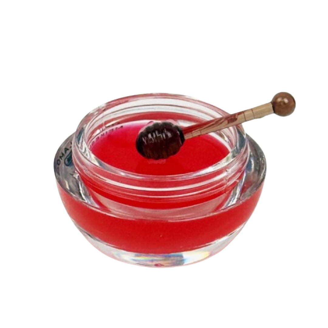 Strawberry Lip Gloss Mask – Hydrating Lip Treatment with Applicator