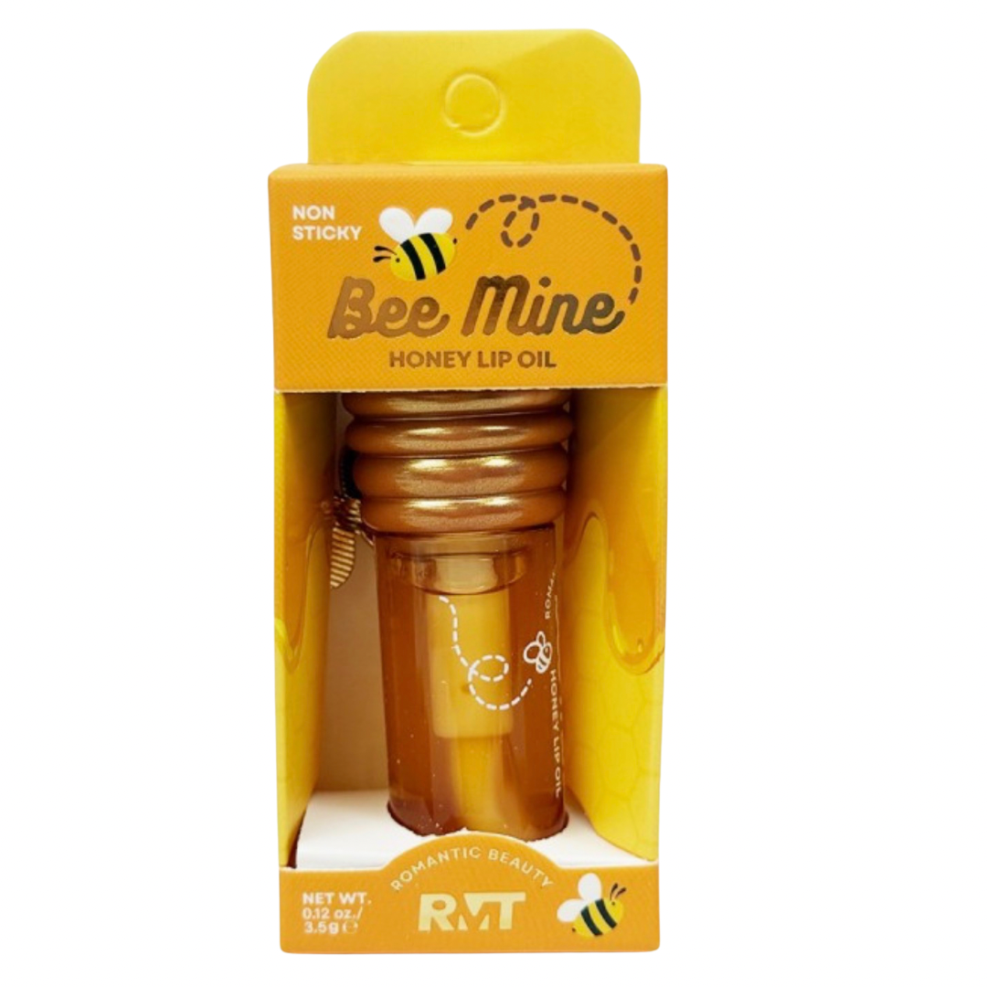 Honey Lip Gloss with Bee Keychain – Hydrating Gloss in Honey Pot Bottle
