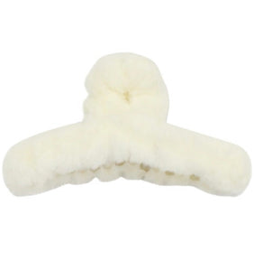 White Furry Hair Claw