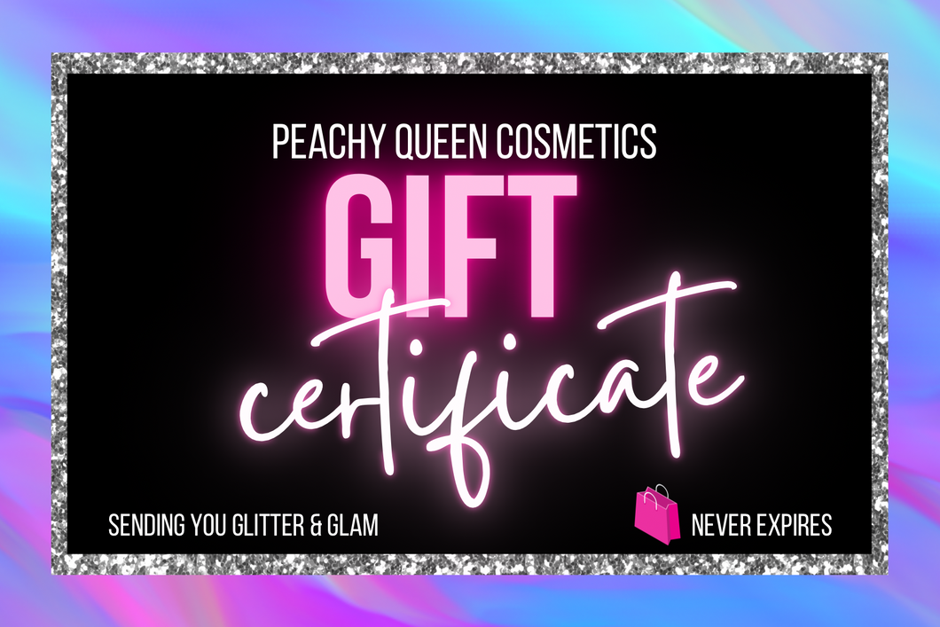 Peachy Queen Cosmetics Gift Card